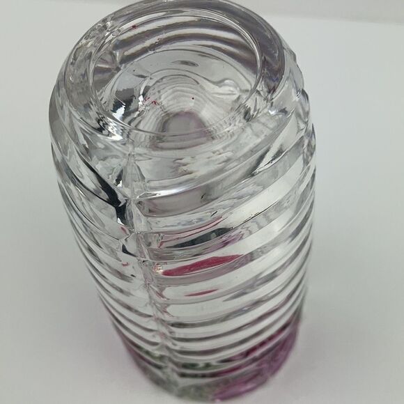Crystal Clear 24% Lead Crystal Etched Vases (2) - Picture 7 of 12